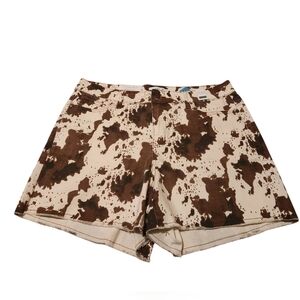 Women’s 3XL Judy Blue Walnut Cow Print Shorts